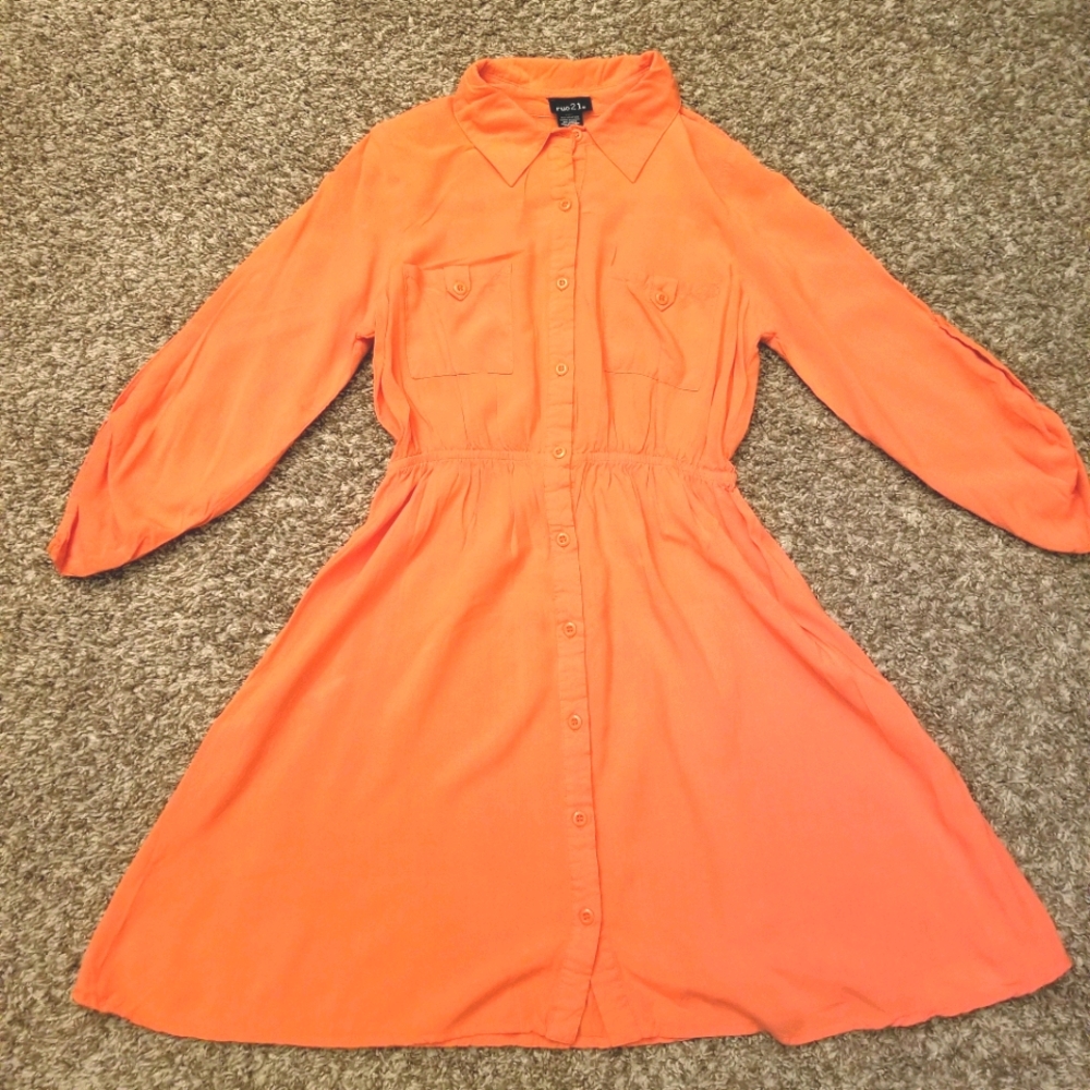 Rue 21 Long Sleeve Button Down T-Shirt